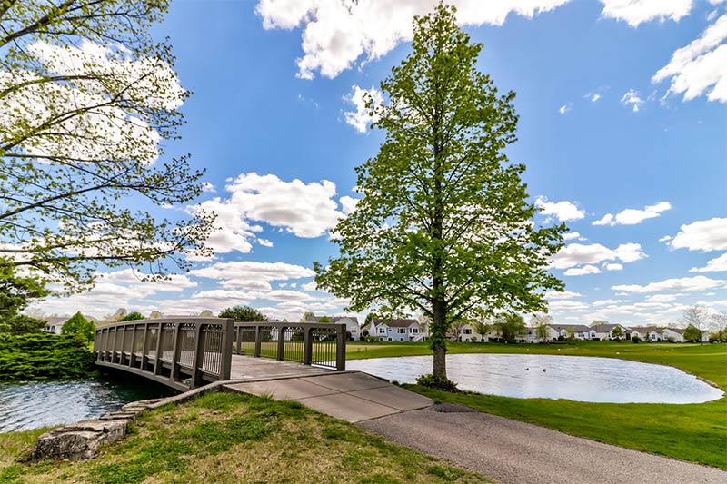 huntley-park a beautiful park and walking path in Huntley IL